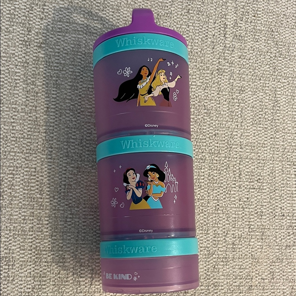 Disney Princess Purple Stackable Snack Container - Whiskware